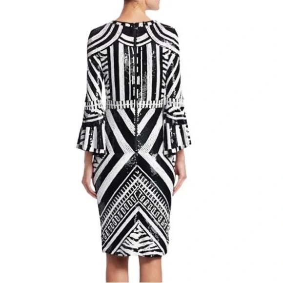 Alice Olivia Dress Jae‎ Sequin Sheath Sz 6 - Picture 16 of 16